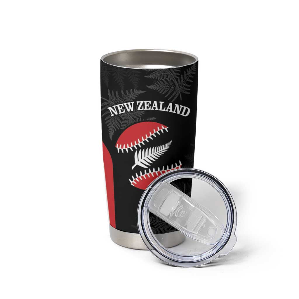 Personalised New Zealand Silver Fern Softball Tumbler Cup Go Aotearoa LT14