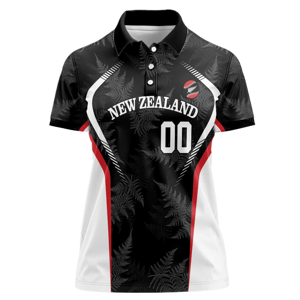 Custom New Zealand Silver Fern Softball Women Polo Shirt Go Aotearoa - Vibe Hoodie Shop