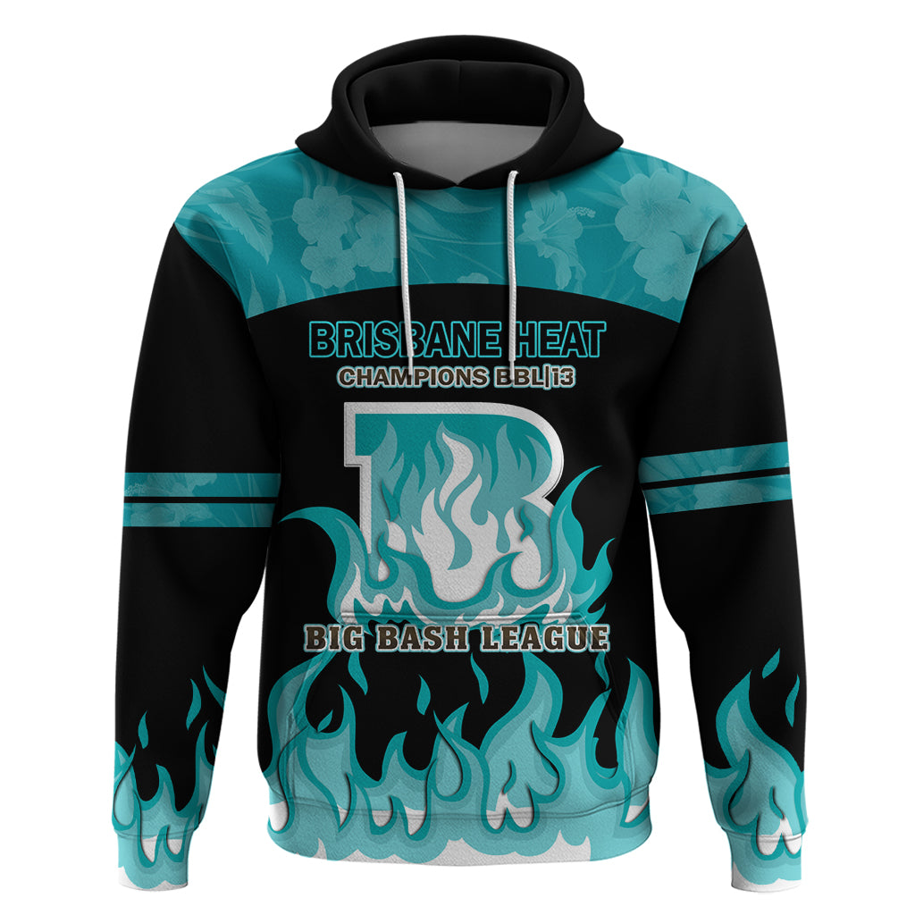BBL Brisbane Heat Hoodie 2nd Champions 2024 New History - Vibe Hoodie Shop