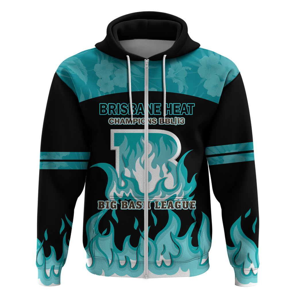BBL Brisbane Heat Hoodie 2nd Champions 2024 New History - Vibe Hoodie Shop