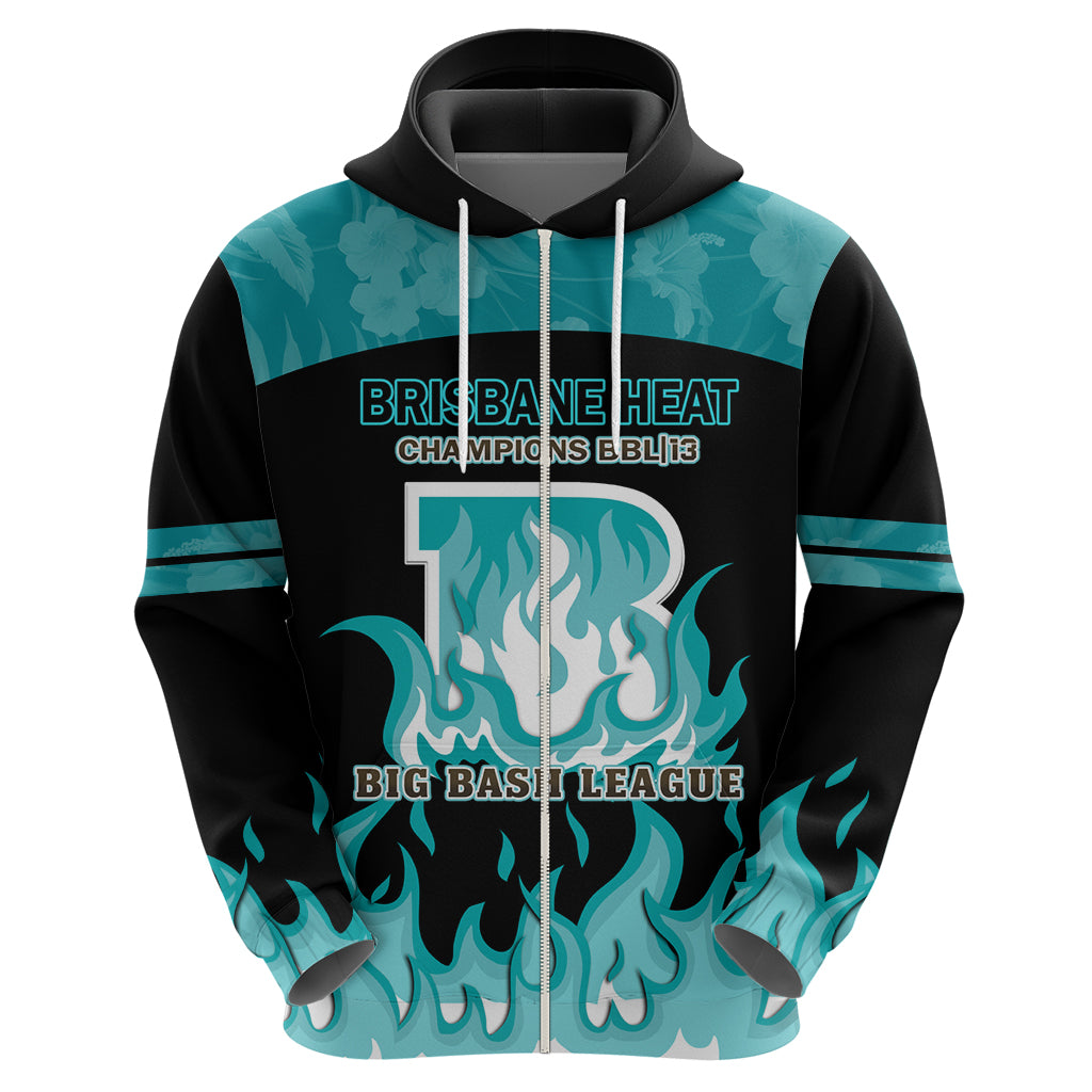 BBL Brisbane Heat Hoodie 2nd Champions 2024 New History - Vibe Hoodie Shop