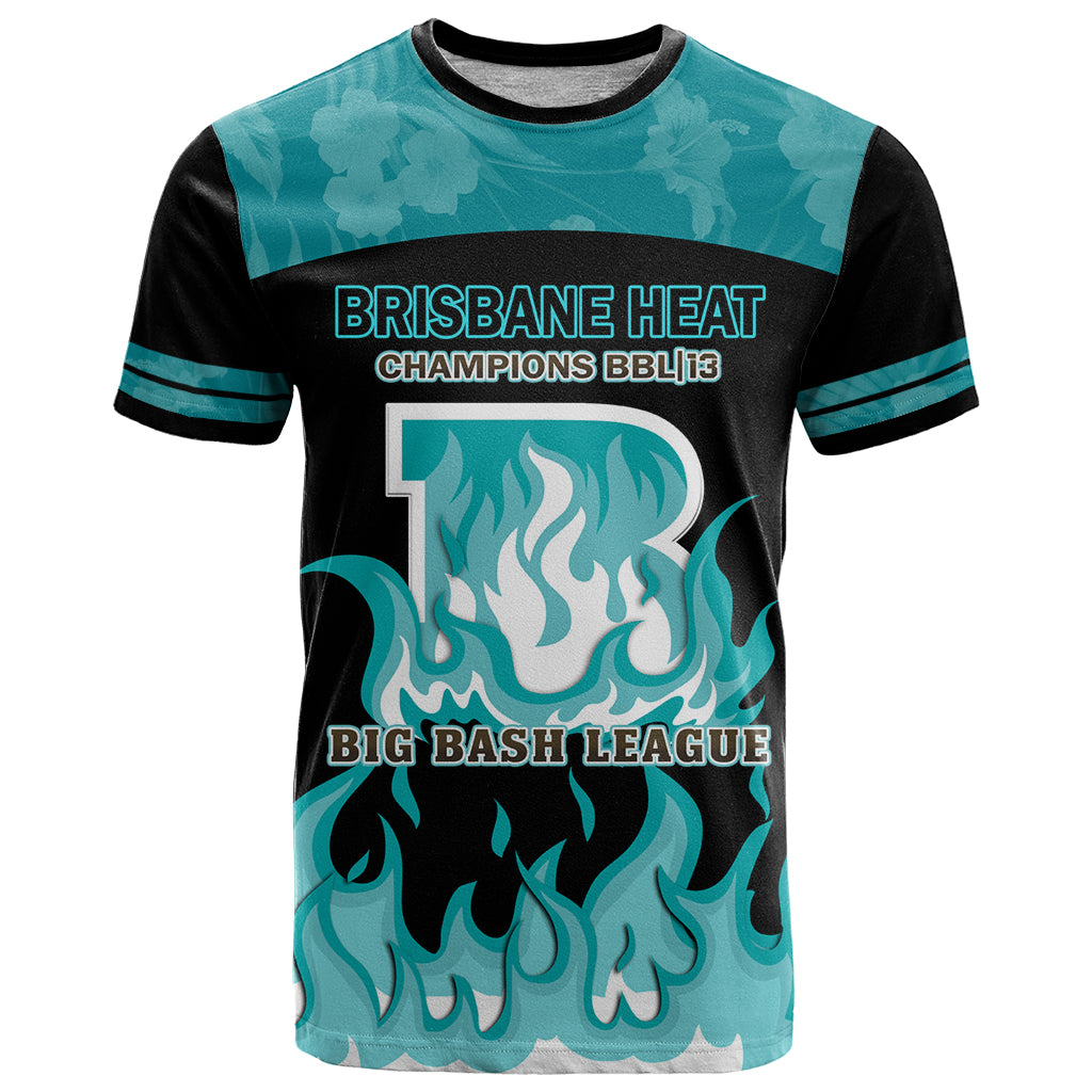 BBL Brisbane Heat T Shirt 2nd Champions 2024 New History - Vibe Hoodie Shop