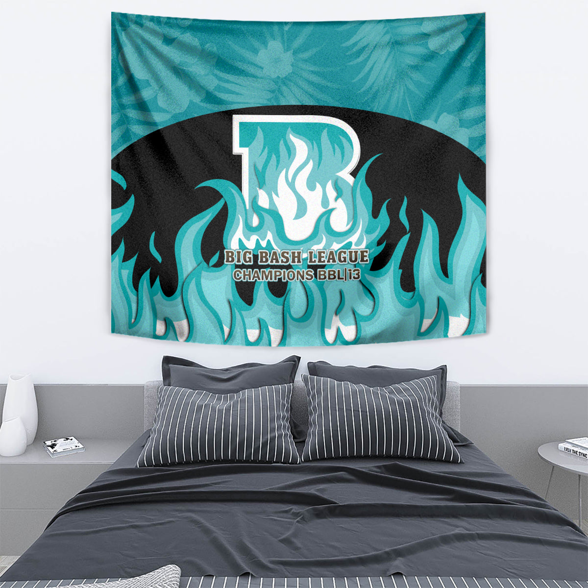 BBL Brisbane Heat Tapestry 2nd Champions 2024 New History - Vibe Hoodie Shop