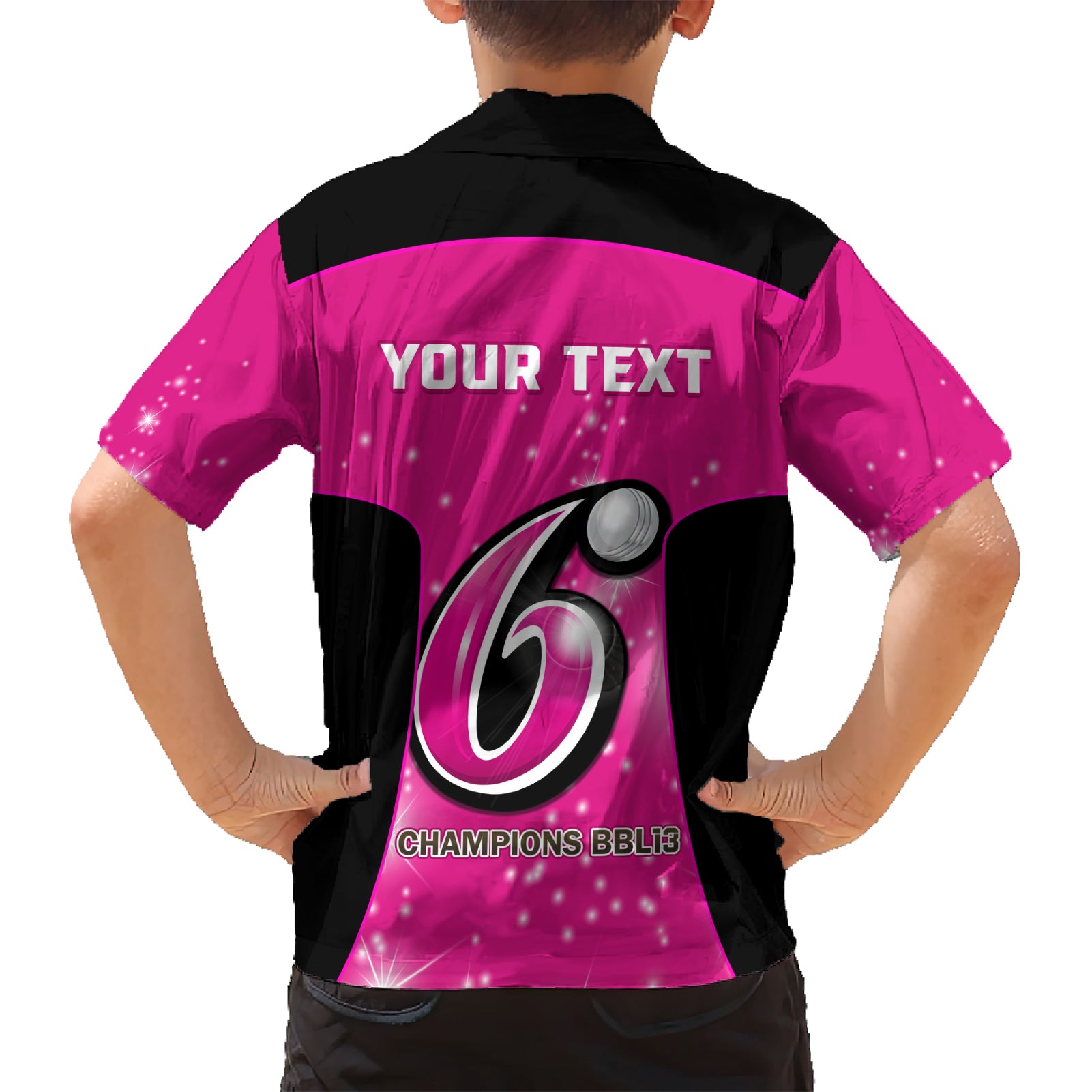 Personalised BBL Sydney Sixers Hawaiian Shirt 4th Champions 2024 New History - Vibe Hoodie Shop