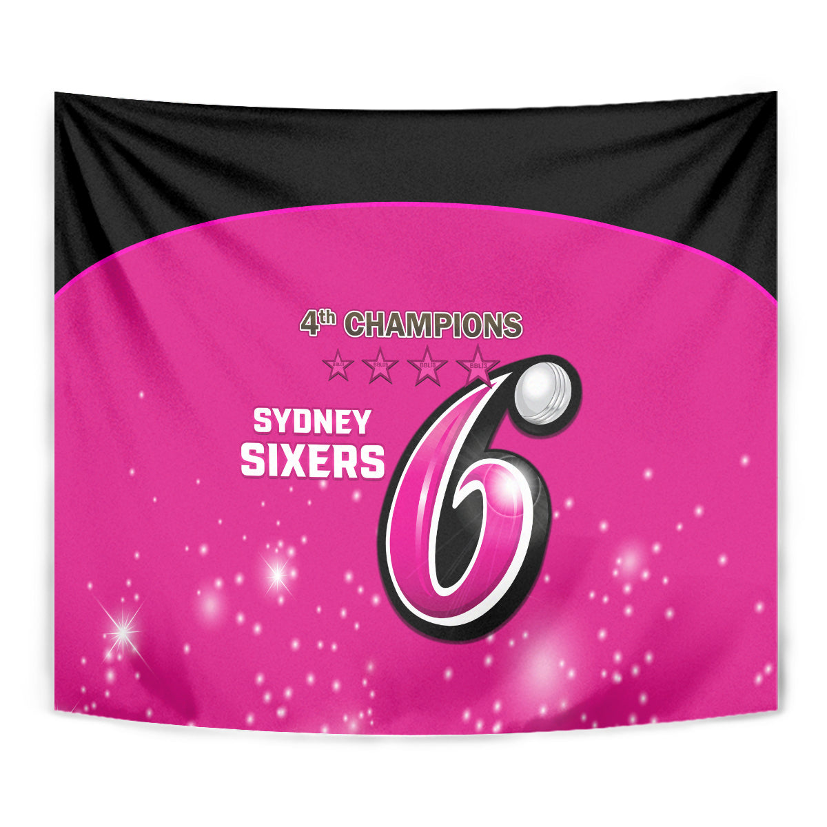 BBL Sydney Sixers Tapestry 4th Champions 2024 New History - Vibe Hoodie Shop