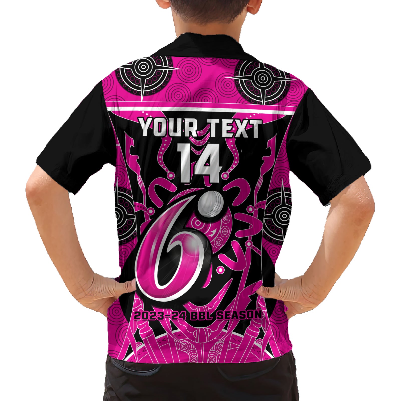 Custom Sydney Sixers Hawaiian Shirt We Are The Champions Aboriginal Art - Vibe Hoodie Shop