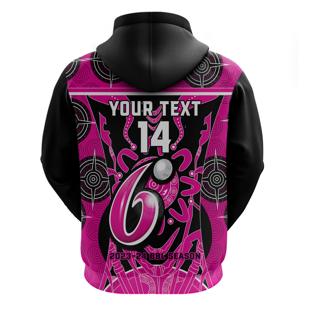 Custom Sydney Sixers Hoodie We Are The Champions Aboriginal Art - Vibe Hoodie Shop