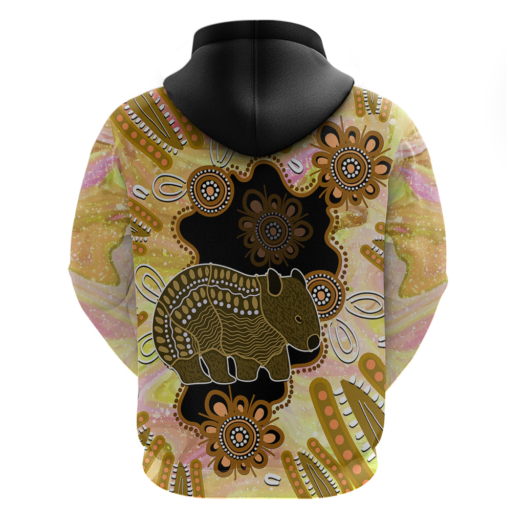 Australia Opal Wombat Hoodie Aussie Aboriginal Art - Vibe Hoodie Shop