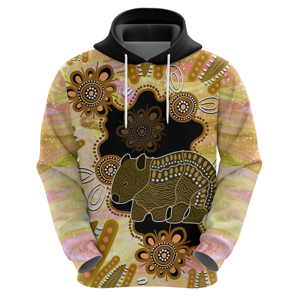 Australia Opal Wombat Hoodie Aussie Aboriginal Art - Vibe Hoodie Shop