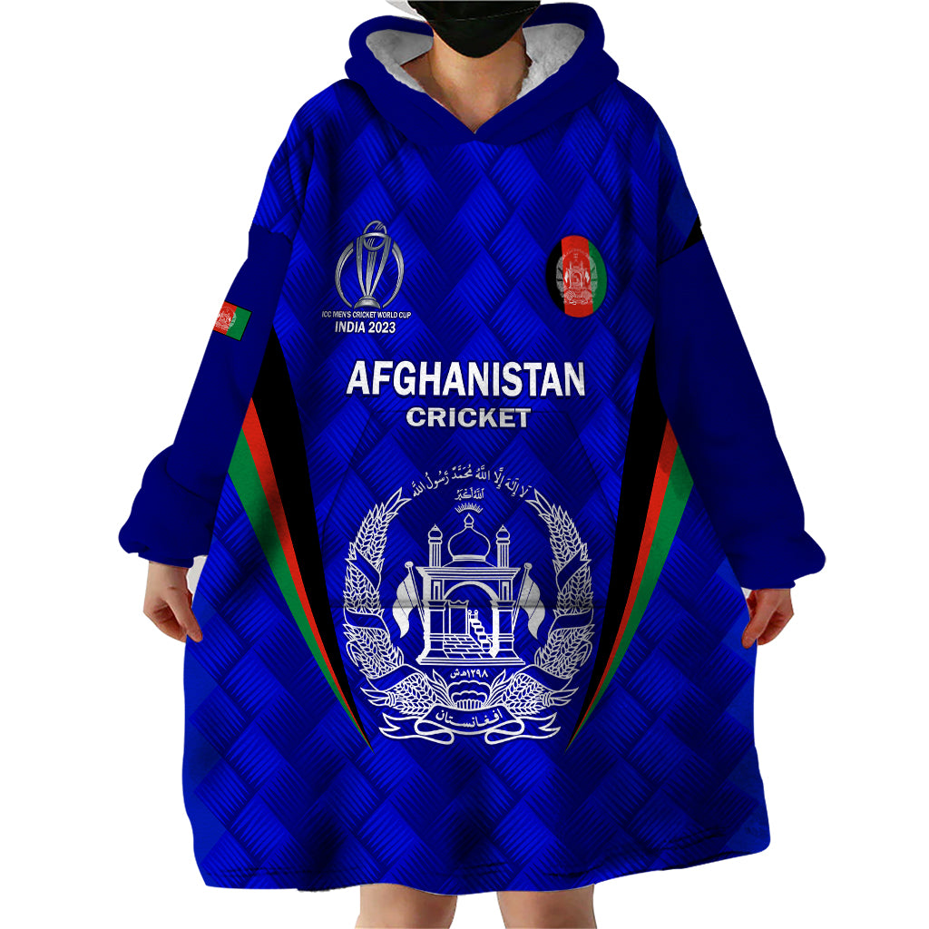 Afghanistan Cricket Wearable Blanket Hoodie 2023 Go Champions World Cup - Vibe Hoodie Shop