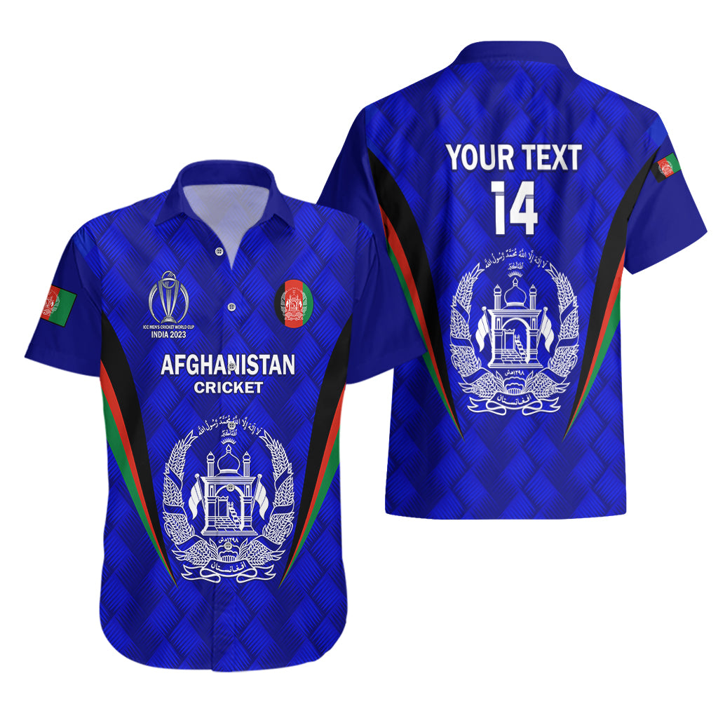 Personalised Afghanistan Cricket Hawaiian Shirt 2023 Go Champions World Cup - Vibe Hoodie Shop