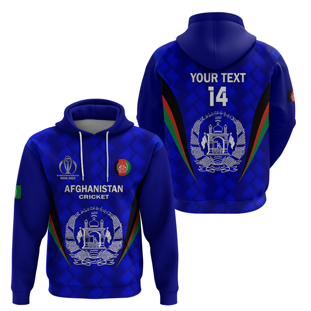 Personalised Afghanistan Cricket Hoodie 2023 Go Champions World Cup - Vibe Hoodie Shop