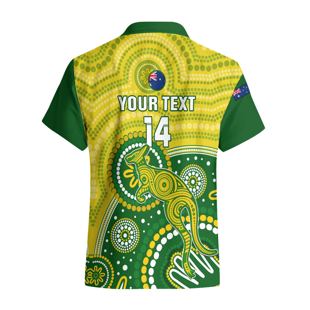 Personalised Australia Cricket Hawaiian Shirt Aboriginal 2023 Go Champions World Cup - Vibe Hoodie Shop