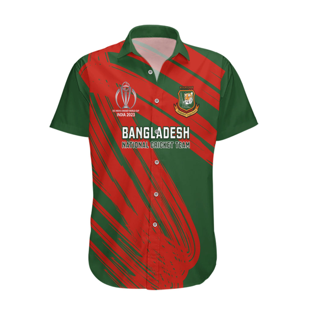 Bangladesh Cricket Hawaiian Shirt 2023 Go Champions World Cup - Vibe Hoodie Shop