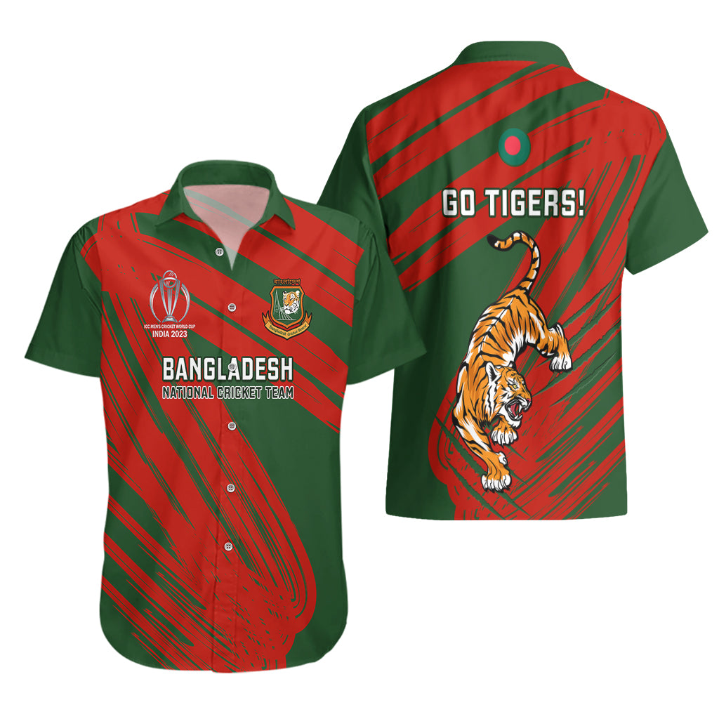 Bangladesh Cricket Hawaiian Shirt 2023 Go Champions World Cup - Vibe Hoodie Shop