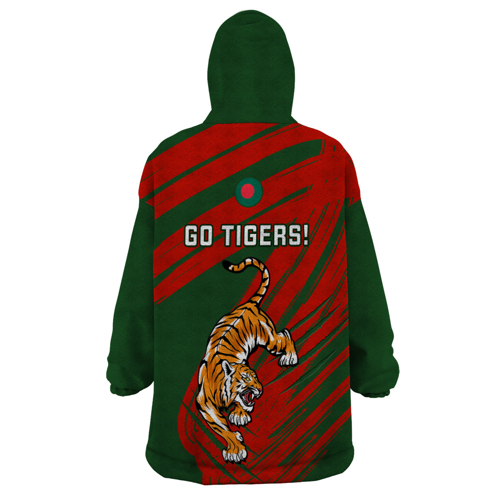 Bangladesh Cricket Wearable Blanket Hoodie 2023 Go Champions World Cup - Vibe Hoodie Shop