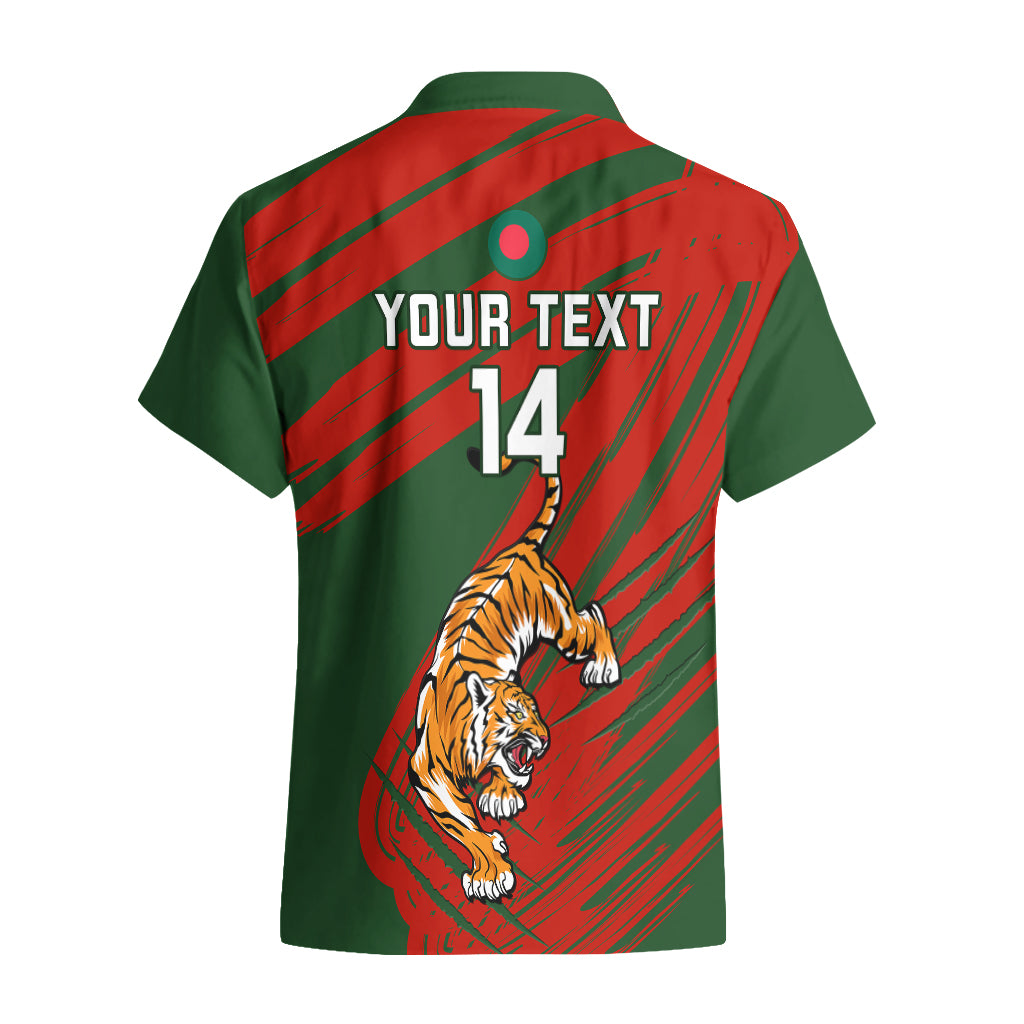 Personalised Bangladesh Cricket Hawaiian Shirt 2023 Go Champions World Cup - Vibe Hoodie Shop