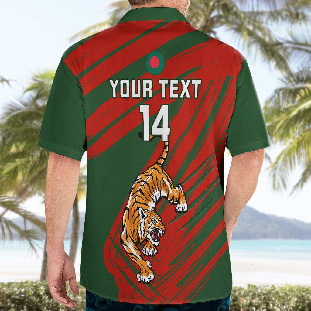 Personalised Bangladesh Cricket Hawaiian Shirt 2023 Go Champions World Cup - Vibe Hoodie Shop