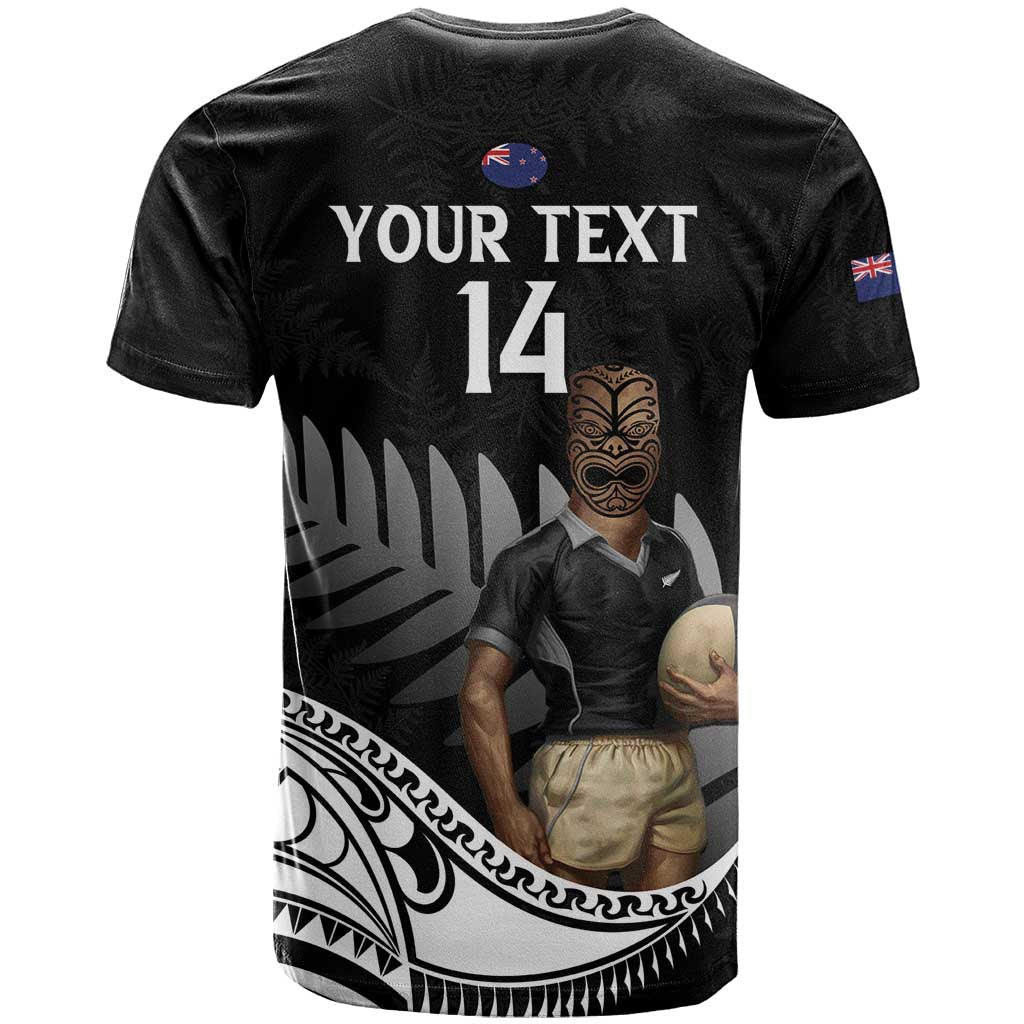 Custom New Zealand Silver Fern Rugby T Shirt 2024 Aotearoa Maori Mascot Go All Black - Vibe Hoodie Shop