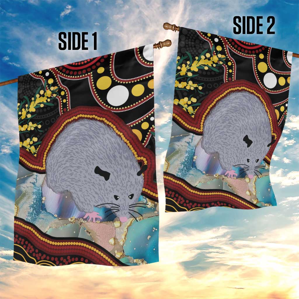 Australia Possum Garden Flag Aboriginal Art Mix Aussie Opal - Vibe Hoodie Shop