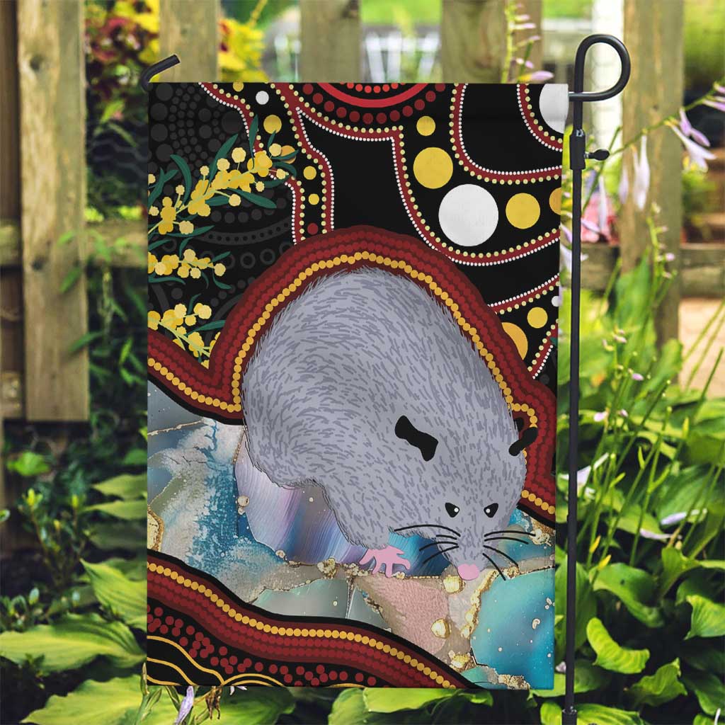 Australia Possum Garden Flag Aboriginal Art Mix Aussie Opal - Vibe Hoodie Shop