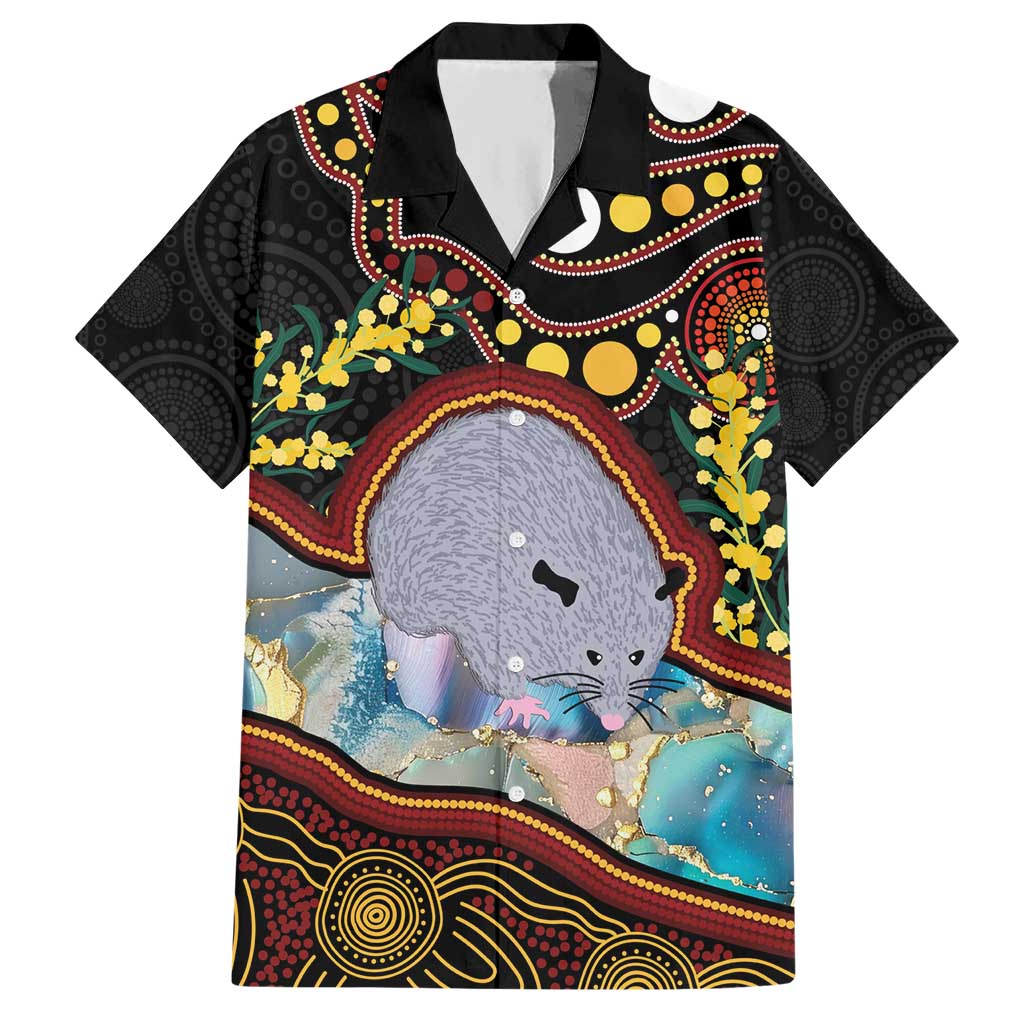 Australia Possum Hawaiian Shirt Aboriginal Art Mix Aussie Opal - Vibe Hoodie Shop