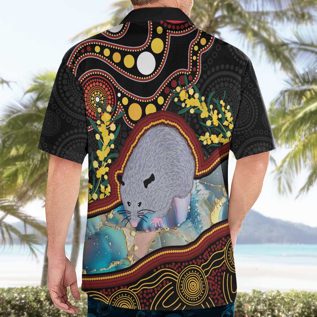 Australia Possum Hawaiian Shirt Aboriginal Art Mix Aussie Opal - Vibe Hoodie Shop