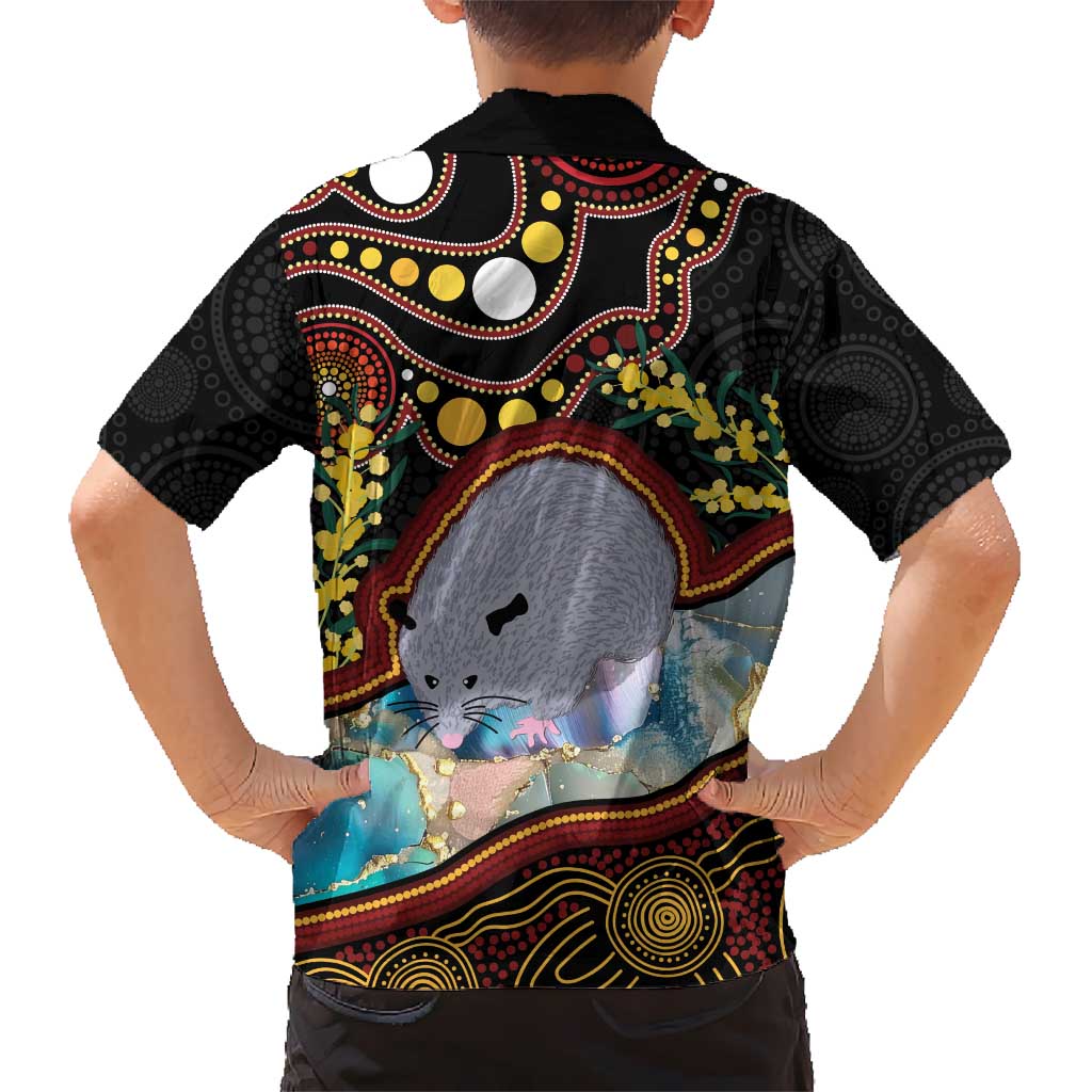 Australia Possum Hawaiian Shirt Aboriginal Art Mix Aussie Opal - Vibe Hoodie Shop