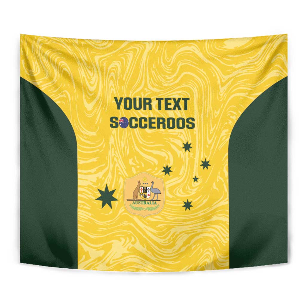 Custom Australia Socceroos Tapestry Go Aussie Marble Pattern Sporty Style - Vibe Hoodie Shop