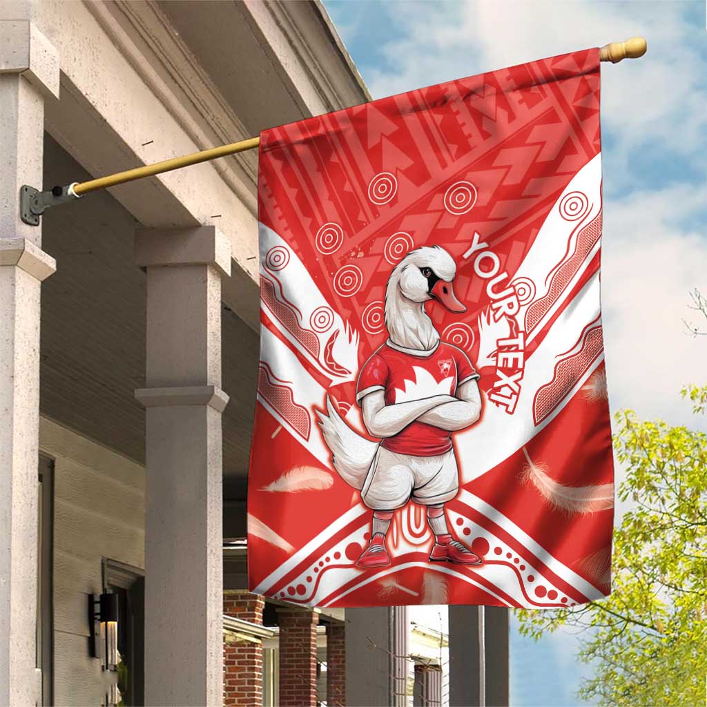 Personalised Swans Football Garden Flag 2024 Swannies Mascot Go Champions - Vibe Hoodie Shop