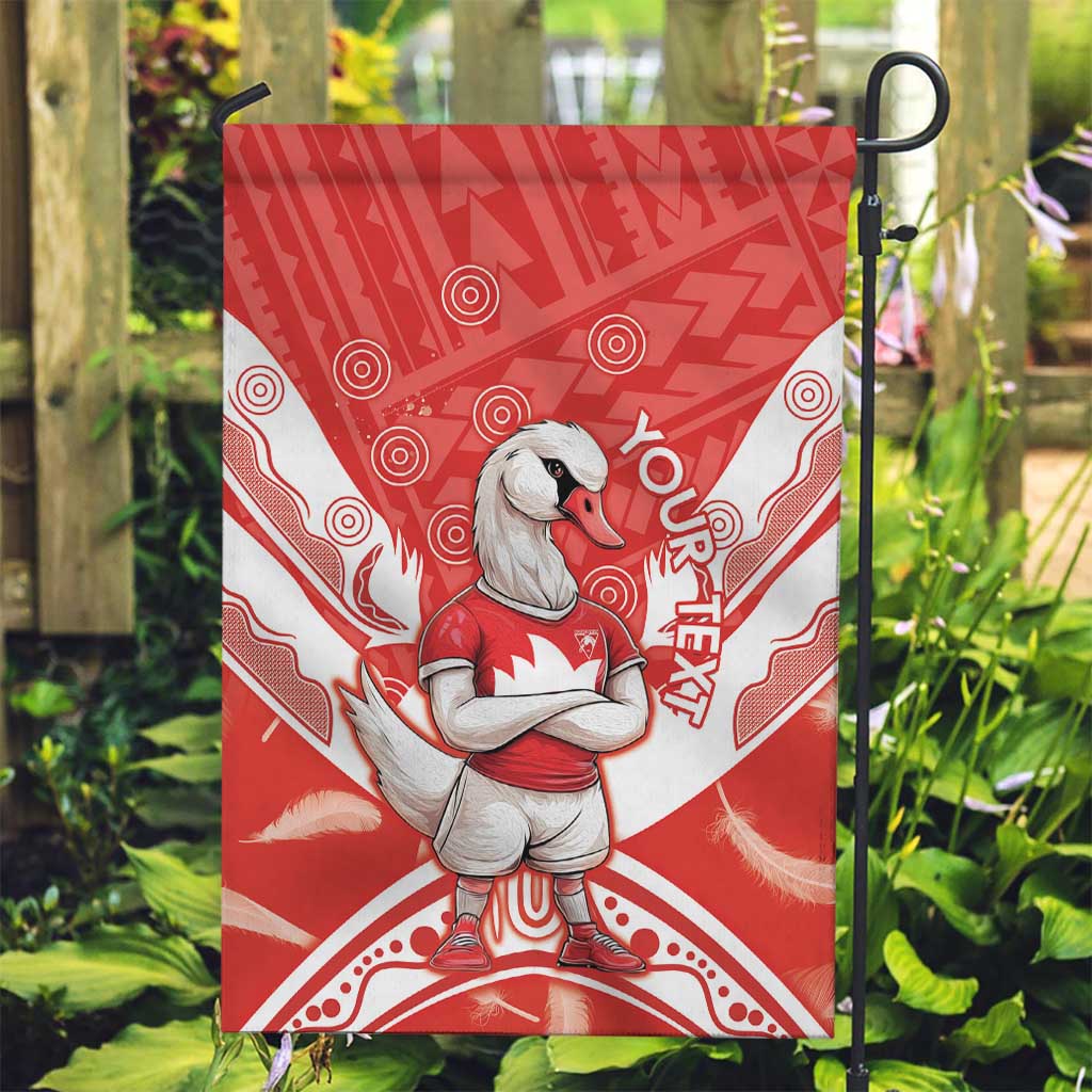 Personalised Swans Football Garden Flag 2024 Swannies Mascot Go Champions - Vibe Hoodie Shop