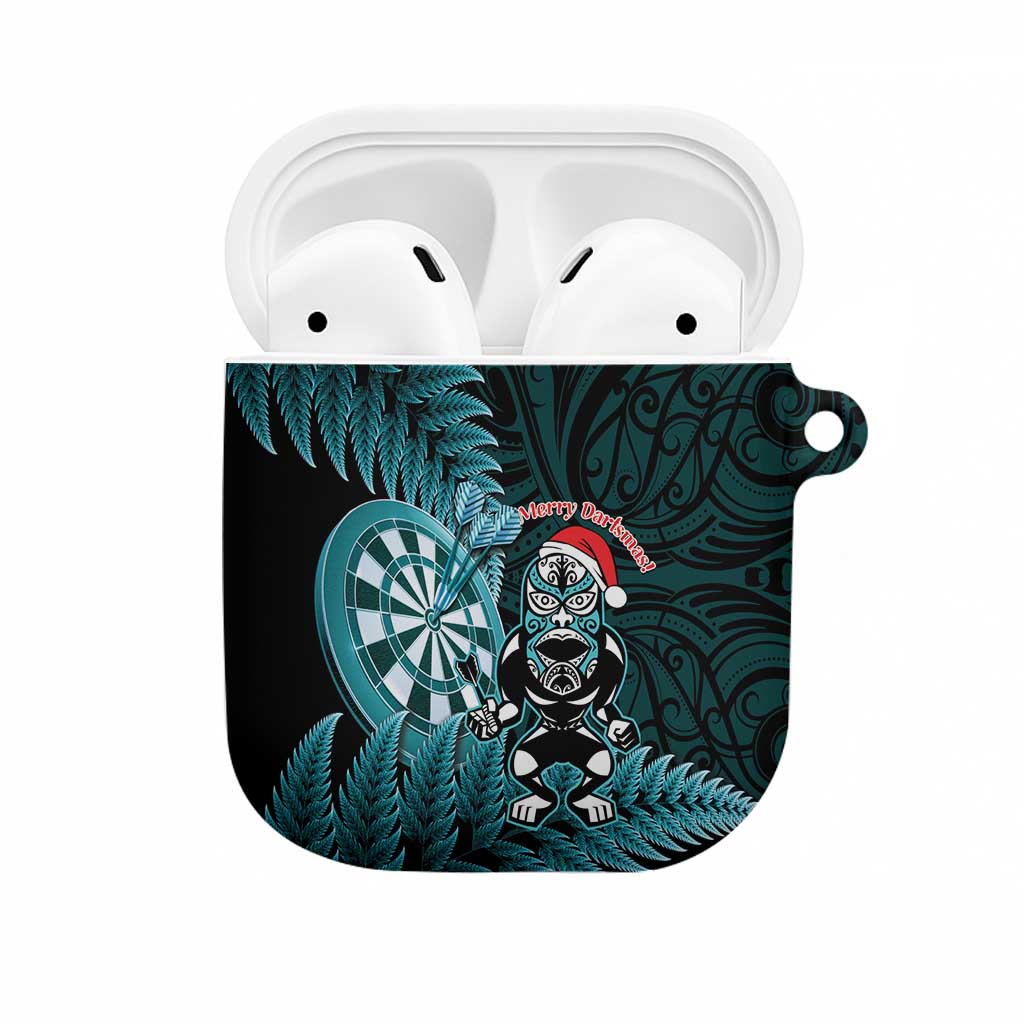 New Zealand Darts Christmas AirPods Case Maori Fern Merry Dartsmas - Vibe Hoodie