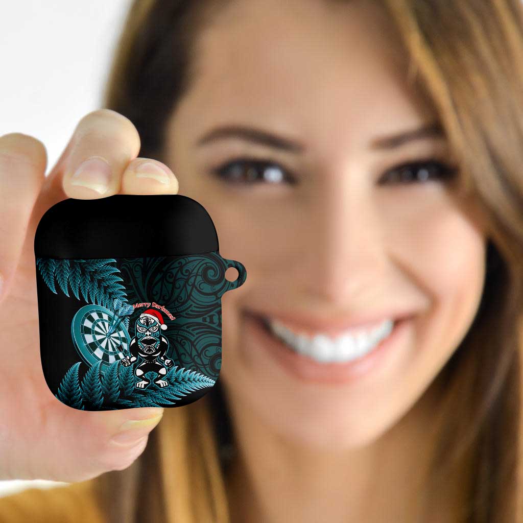 New Zealand Darts Christmas AirPods Case Maori Fern Merry Dartsmas - Vibe Hoodie
