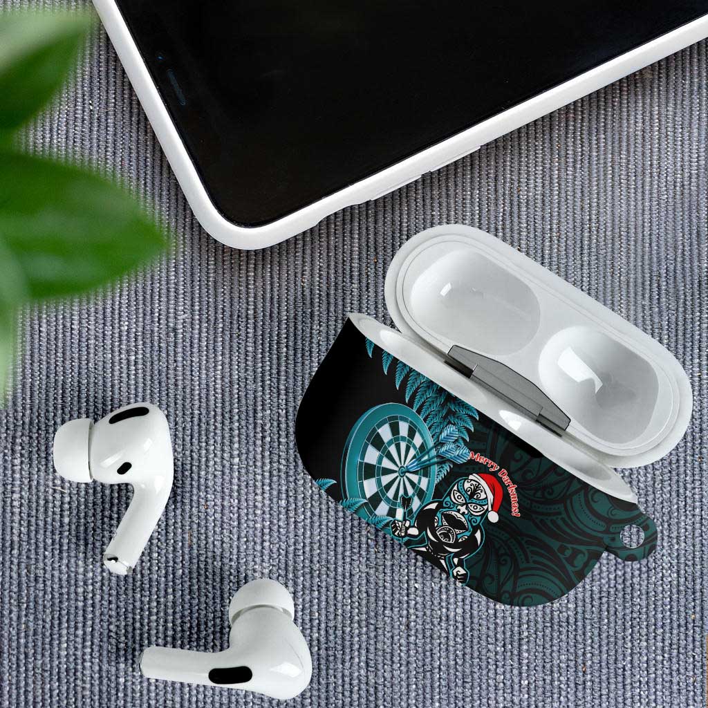 New Zealand Darts Christmas AirPods Case Maori Fern Merry Dartsmas - Vibe Hoodie