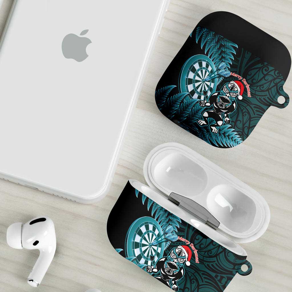 New Zealand Darts Christmas AirPods Case Maori Fern Merry Dartsmas - Vibe Hoodie