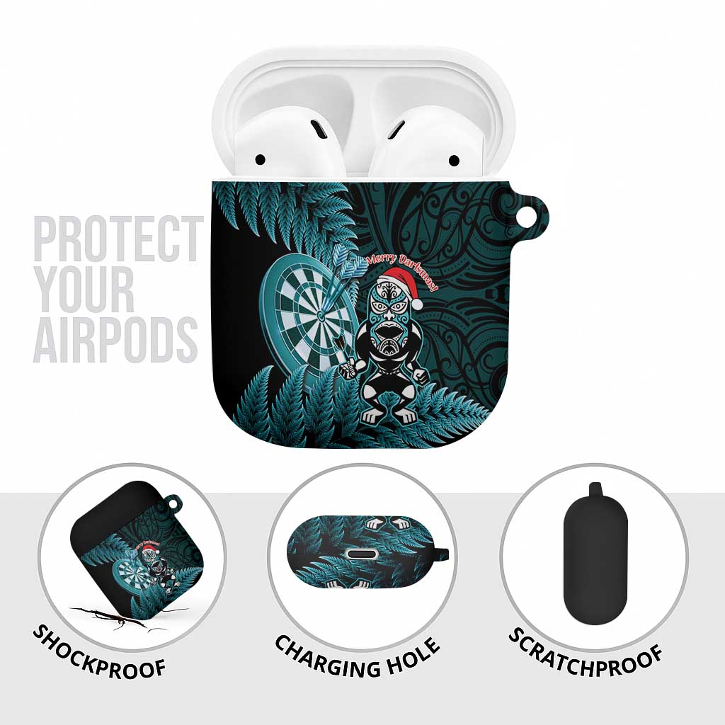New Zealand Darts Christmas AirPods Case Maori Fern Merry Dartsmas - Vibe Hoodie