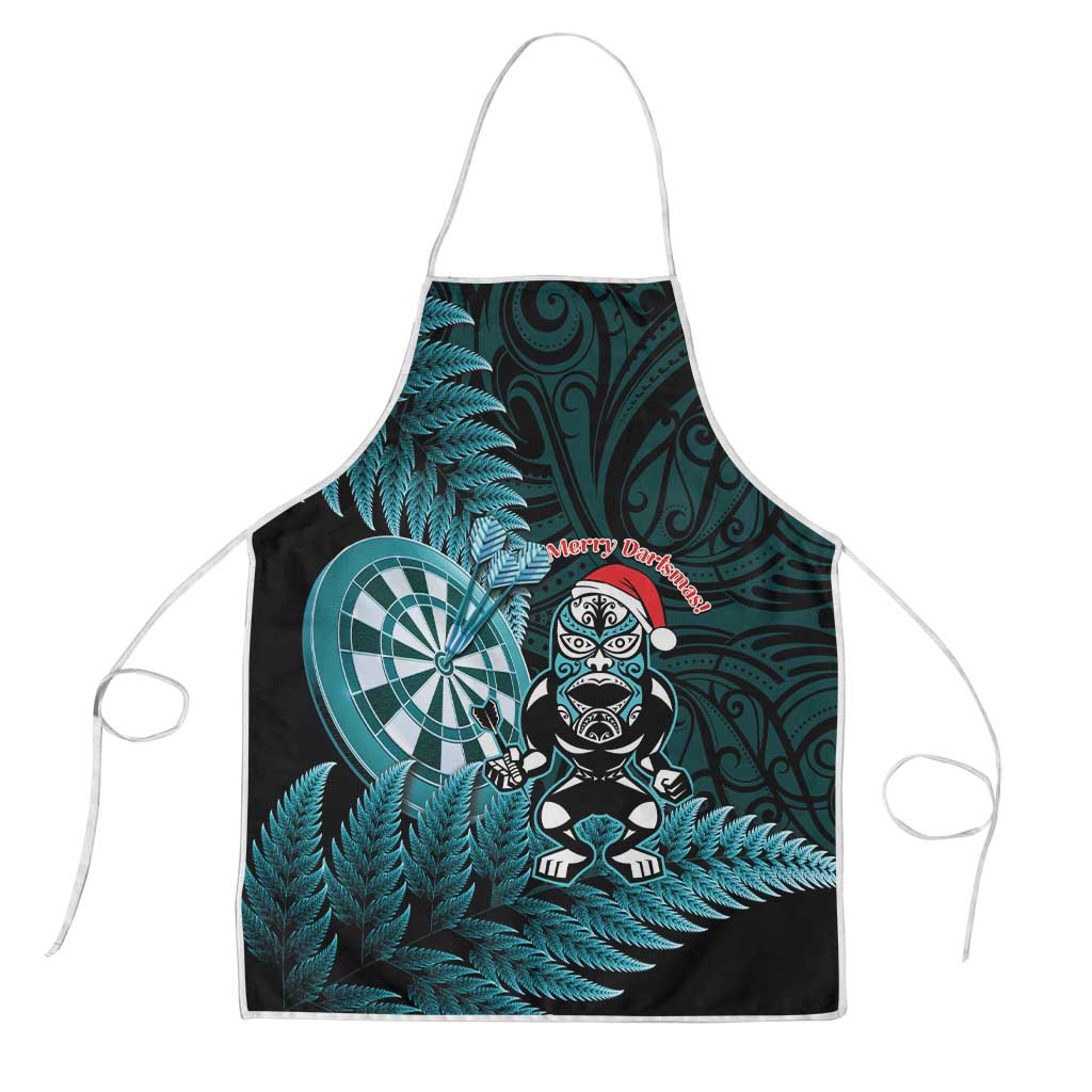 New Zealand Darts Christmas Apron Maori Fern Merry Dartsmas - Vibe Hoodie