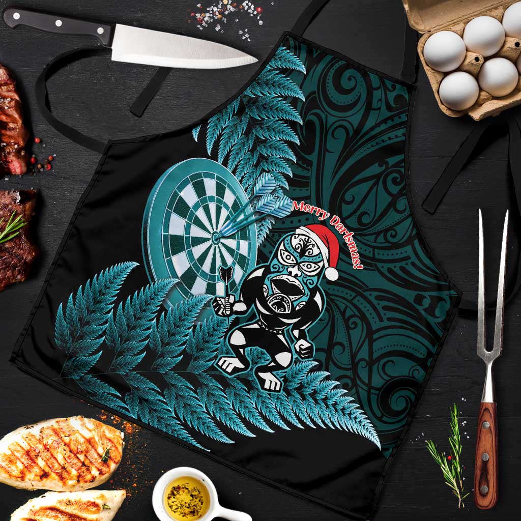 New Zealand Darts Christmas Apron Maori Fern Merry Dartsmas - Vibe Hoodie