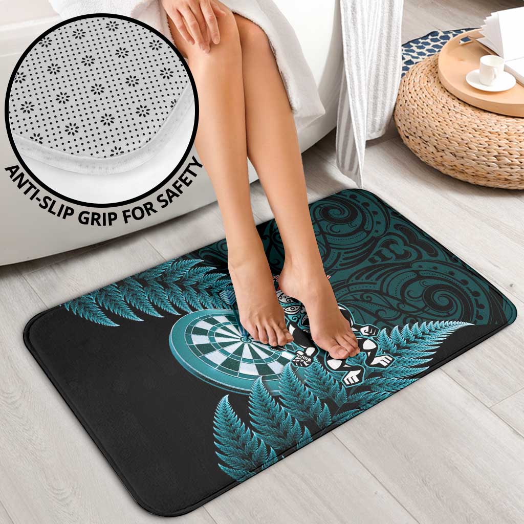 New Zealand Darts Christmas Bathroom Set Maori Fern Merry Dartsmas - Vibe Hoodie