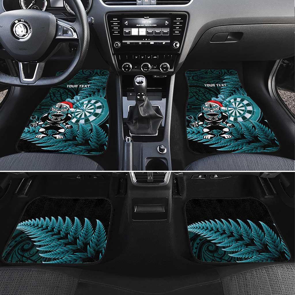 Personalised New Zealand Darts Christmas Car Mats Maori Fern Merry Dartsmas - Vibe Hoodie