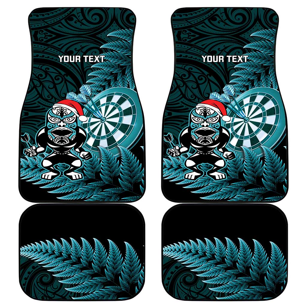 Personalised New Zealand Darts Christmas Car Mats Maori Fern Merry Dartsmas - Vibe Hoodie