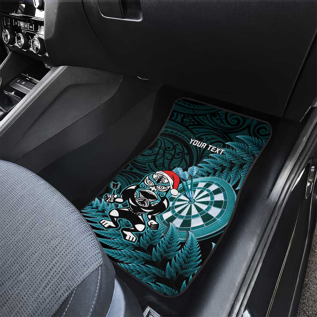 Personalised New Zealand Darts Christmas Car Mats Maori Fern Merry Dartsmas - Vibe Hoodie