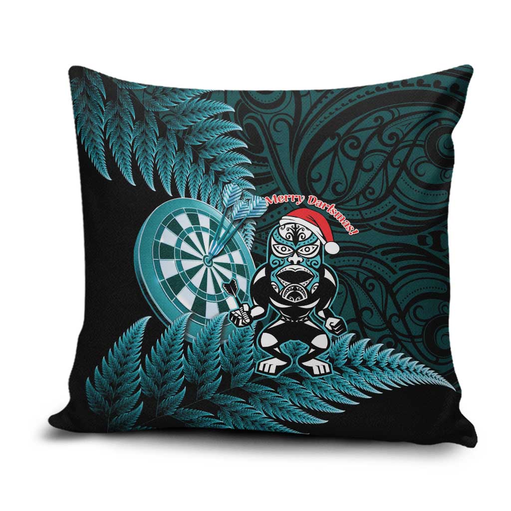 New Zealand Darts Christmas Pillow Cover Maori Fern Merry Dartsmas - Vibe Hoodie
