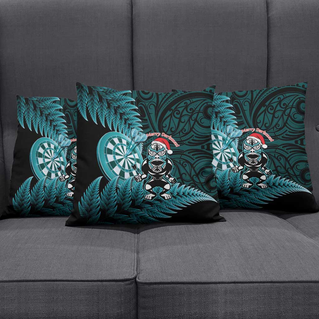 New Zealand Darts Christmas Pillow Cover Maori Fern Merry Dartsmas - Vibe Hoodie