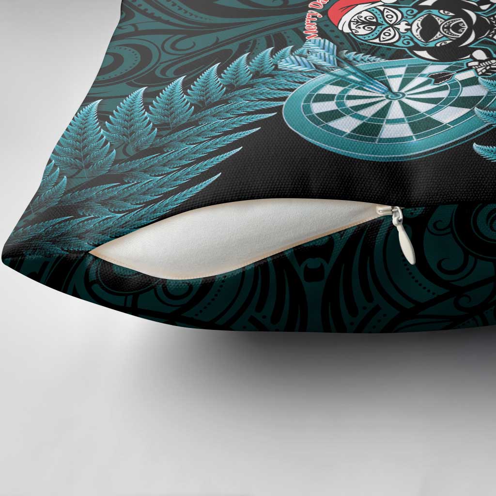 New Zealand Darts Christmas Pillow Cover Maori Fern Merry Dartsmas - Vibe Hoodie