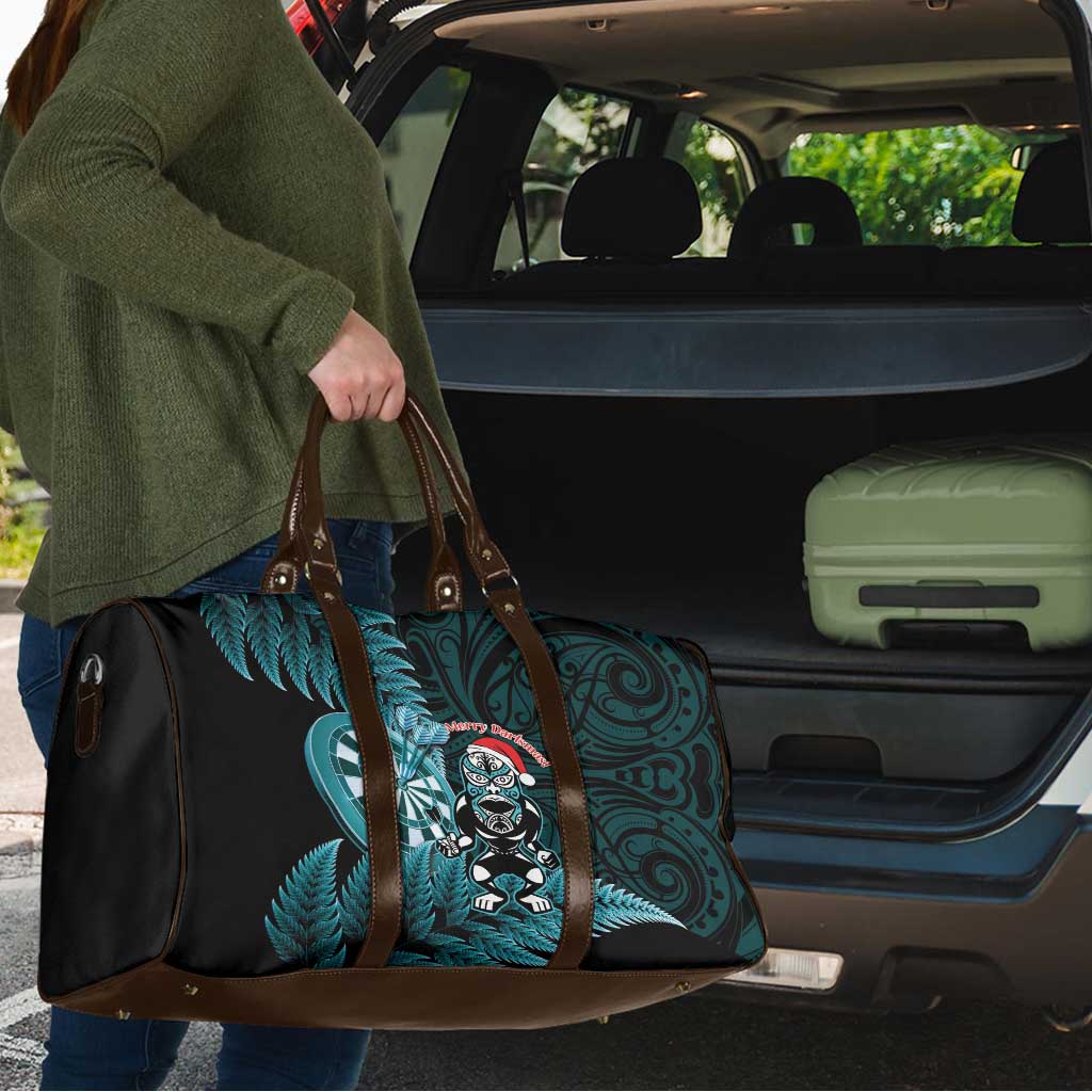 New Zealand Darts Christmas Travel Bag Maori Fern Merry Dartsmas - Vibe Hoodie