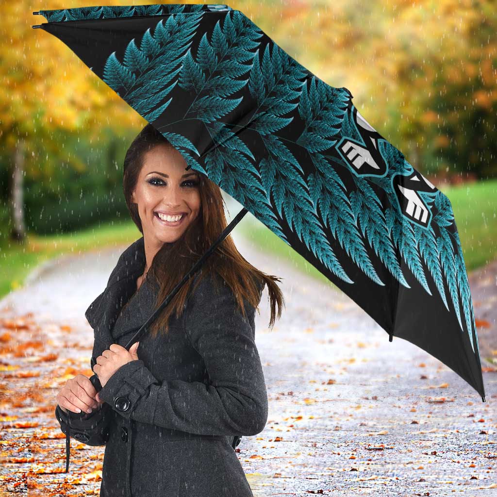 New Zealand Darts Christmas Umbrella Maori Fern Merry Dartsmas - Vibe Hoodie