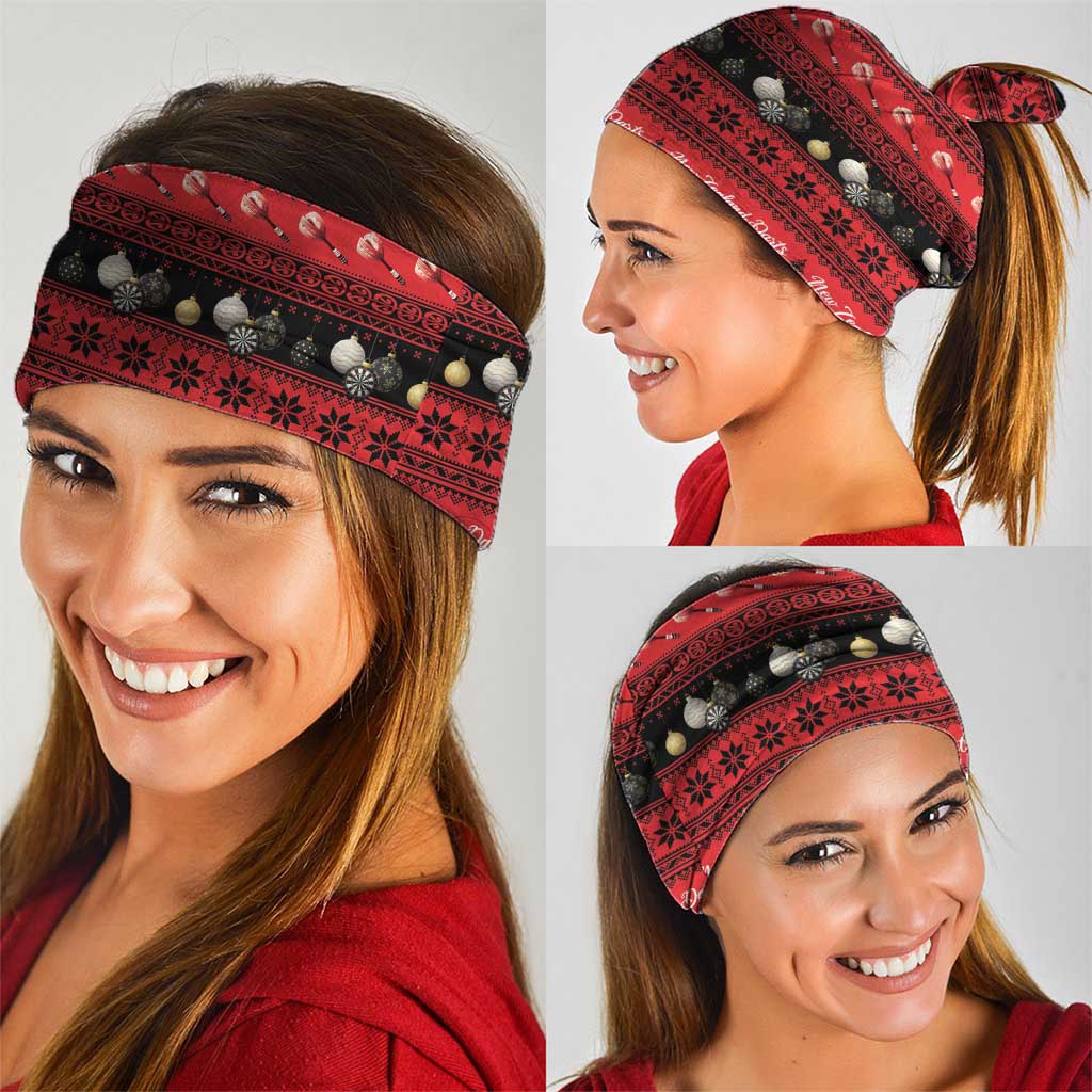 New Zealand Darts Christmas Neck Gaiter Merry Xmas Aotearoa Maori Red - Vibe Hoodie