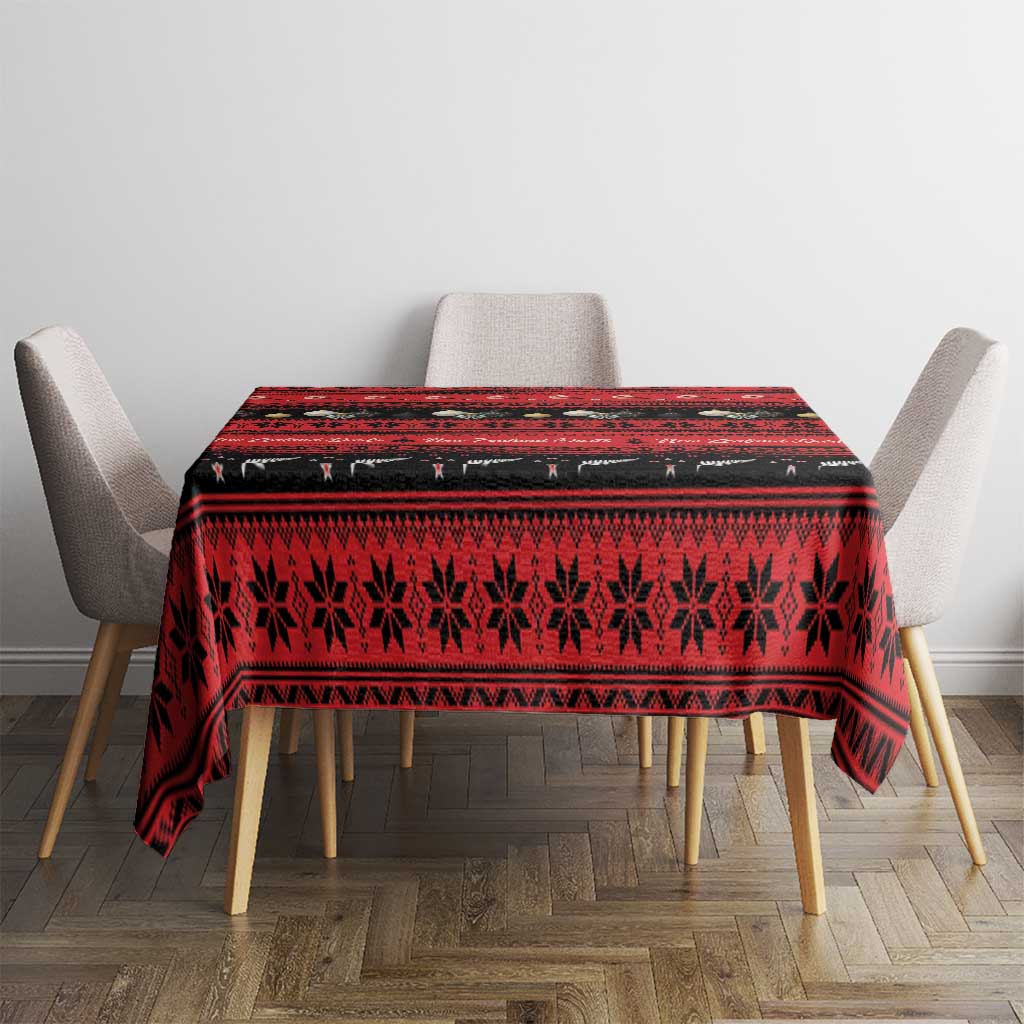 New Zealand Darts Christmas Tablecloth Merry Xmas Aotearoa Maori Red - Vibe Hoodie