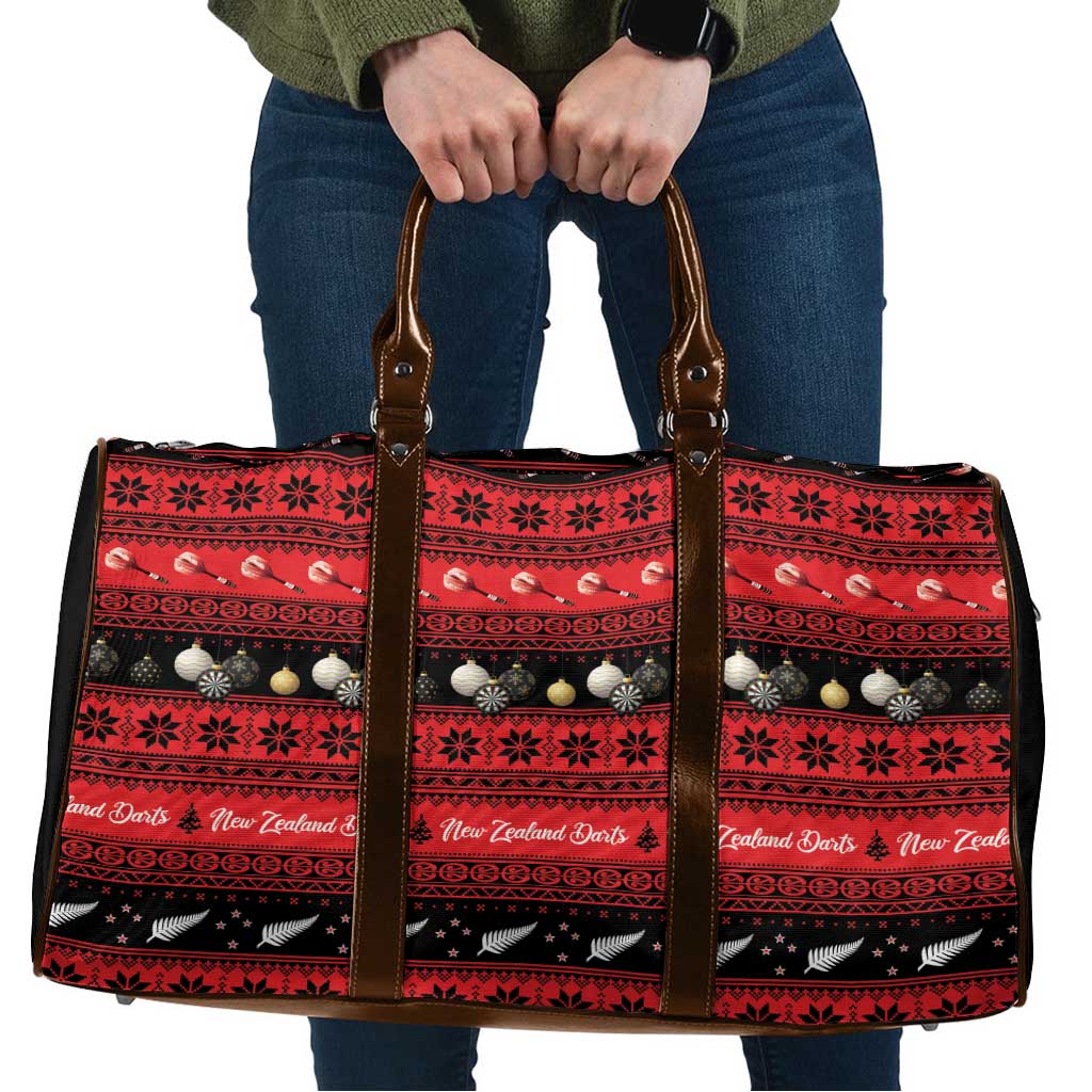 New Zealand Darts Christmas Travel Bag Merry Xmas Aotearoa Maori Red - Vibe Hoodie